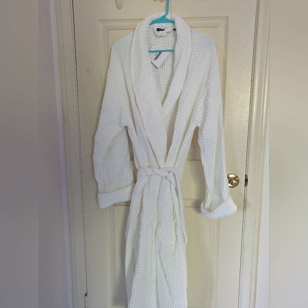 White Dreamweave Waffle Robe